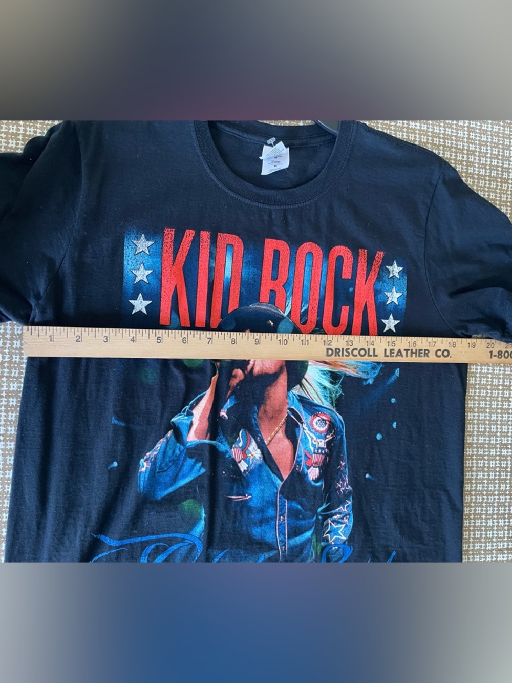 Kid Rock Rebel Soul 2013 Tour Concert TShirt Graphic Black Medium EUC - Picture 5 of 6
